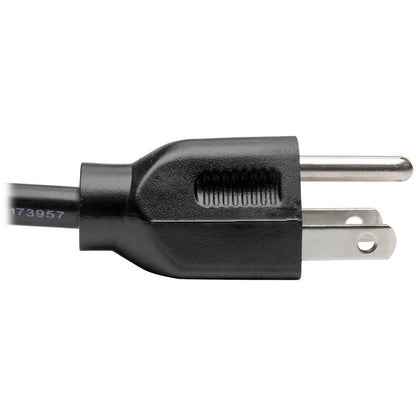 Eaton Tripp Lite Series 25 ft. AC Power Cord NEMA 5-15P to IEC 320-C13 for Desktop Computers and Monitors