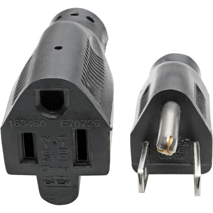 Eaton Tripp Lite Series Power Extension Cord P024-003, 3 ft. 14AWG Heavy Duty, NEMA 5-15P to NEMA 5-15R, 15A 120V