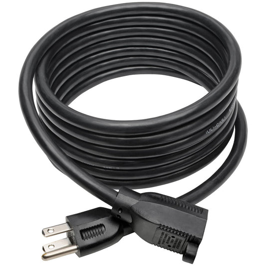 Eaton Corporation Tripp Lite P024-010 Heavy Duty Power Extension Cord, 10 ft, 15A 120V, NEMA 5-15P to NEMA 5-15R, Black