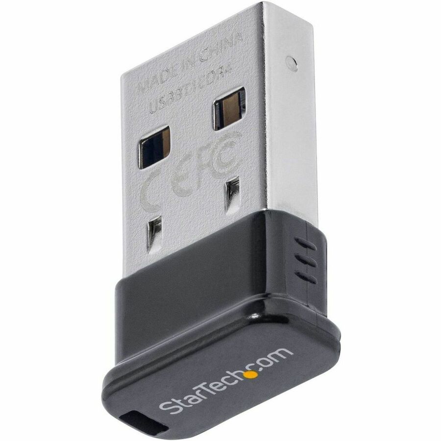 StarTech.com Mini USB Bluetooth 4.0 Adapter - 50m (165ft) Class 1 EDR Wireless Dongle