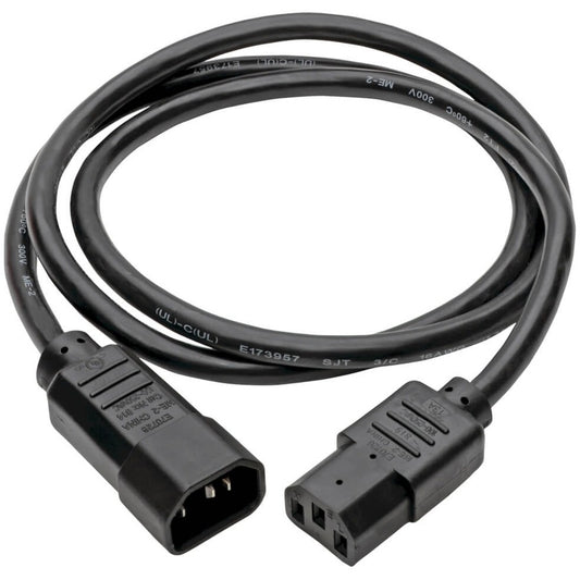 Eaton Tripp Lite Series PDU Power Cord P004-004-13A - 4 ft. IEC 320 C14 to IEC 320 C13, 16 AWG, 13A, Black