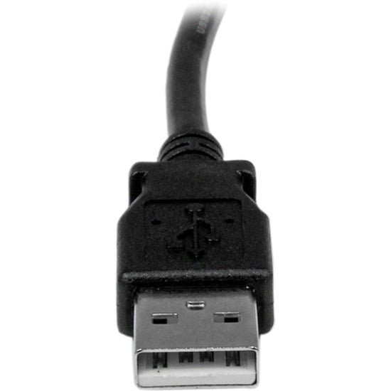 StarTech.com 1m USB 2.0 A to Left Angle B Cable - M/M for Reliable Printer and Device Connections