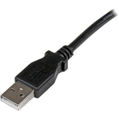 StarTech.com 1m USB 2.0 A to Left Angle B Cable - M/M for Reliable Printer and Device Connections