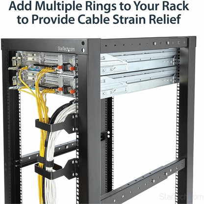 StarTech.com CMHOOKMW Vertical Cable Management D-Ring for Server Racks