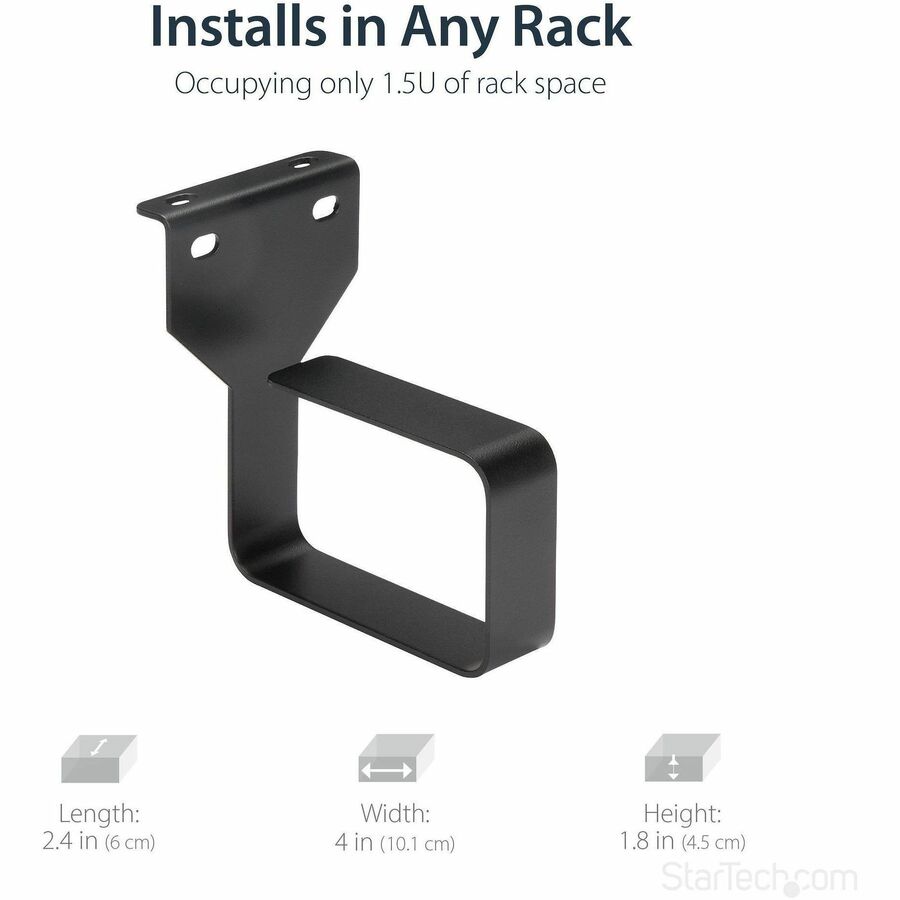 StarTech.com CMHOOKMW Vertical Cable Management D-Ring for Server Racks