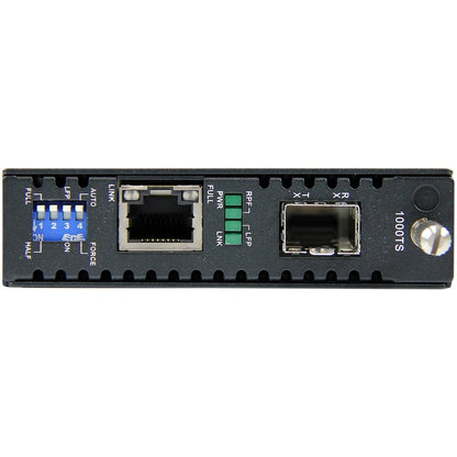 StarTech.com ET91000SFP2 Gigabit Ethernet Fiber Media Converter with Open SFP Slot