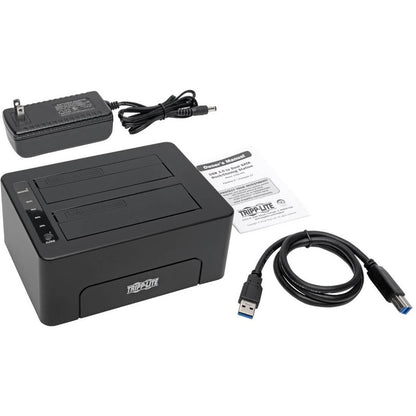 Eaton Tripp Lite Series USB 3.0 Dual SATA Hard Drive Docking Station with Cloning U339-002
