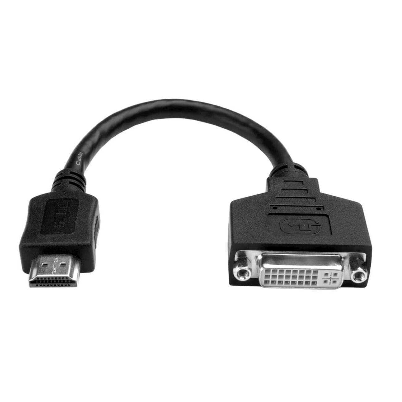 Eaton Tripp Lite Series P132-08N DVI-D Female to HDMI Male Adapter, 8 Inch