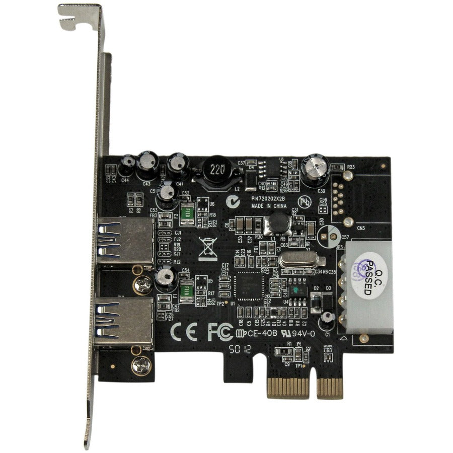 StarTech.com PEXUSB3S25 2-Port PCI Express USB 3.2 Gen 1 Card Adapter with UASP Support
