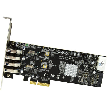 StarTech.com 4 Port PCIe USB 3.2 Gen 1 Card with Dual 5 Gbps Channels and UASP Support