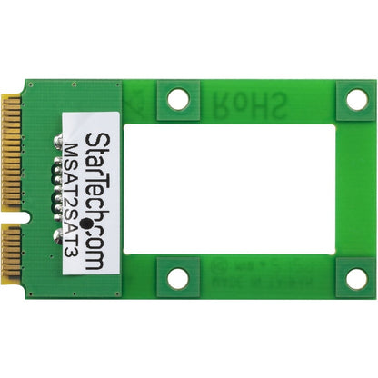 StarTech.com MSAT2SAT3 mSATA to SATA Adapter - Mini SATA to SATA Converter Card