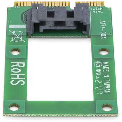 StarTech.com MSAT2SAT3 mSATA to SATA Adapter - Mini SATA to SATA Converter Card
