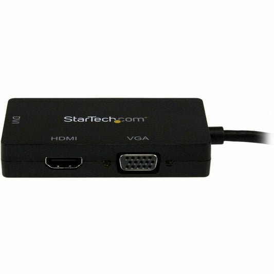 StarTech.com Mini DisplayPort Adapter - 3-in-1 Mini DP to HDMI, VGA, DVI Converter for Surface Pro Devices