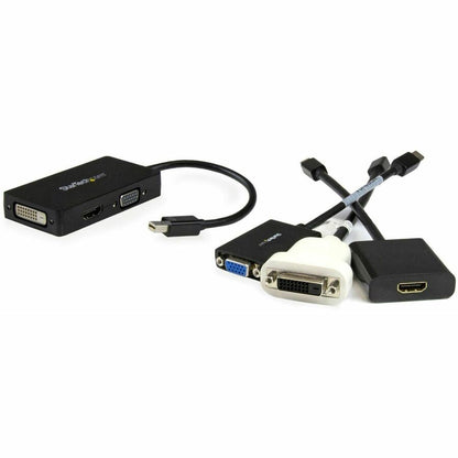 StarTech.com Mini DisplayPort Adapter - 3-in-1 Mini DP to HDMI, VGA, DVI Converter for Surface Pro Devices