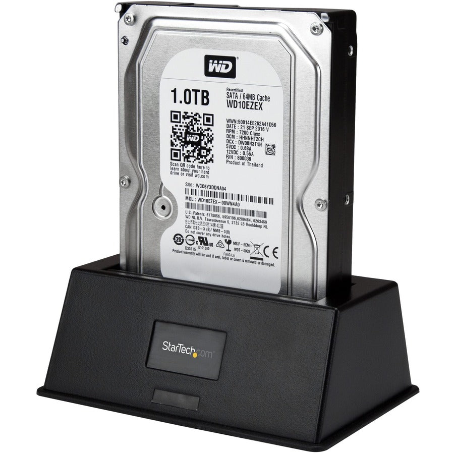 StarTech.com USB 3.0 SATA III Hard Drive Docking Station SDOCKU33BV with UASP Support