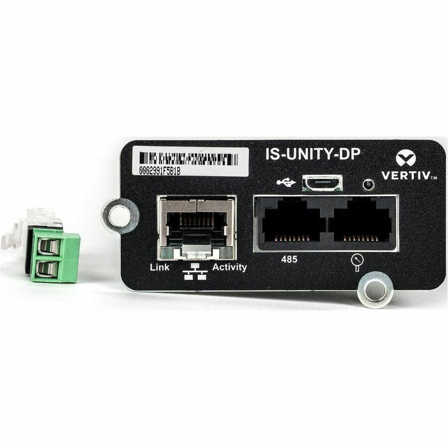 Vertiv Liebert IntelliSlot Unity-DP Network Card - Remote Monitoring and Management