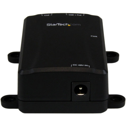 StarTech.com 1-Port Gigabit PoE+ Injector (Part POEINJ1G) for 802.3at and 802.3af Devices