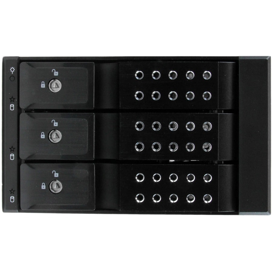 StarTech.com HSB3SATSASBA 3-Bay Aluminum Trayless Hot Swap Backplane for 3.5-inch SATA and SAS Drives