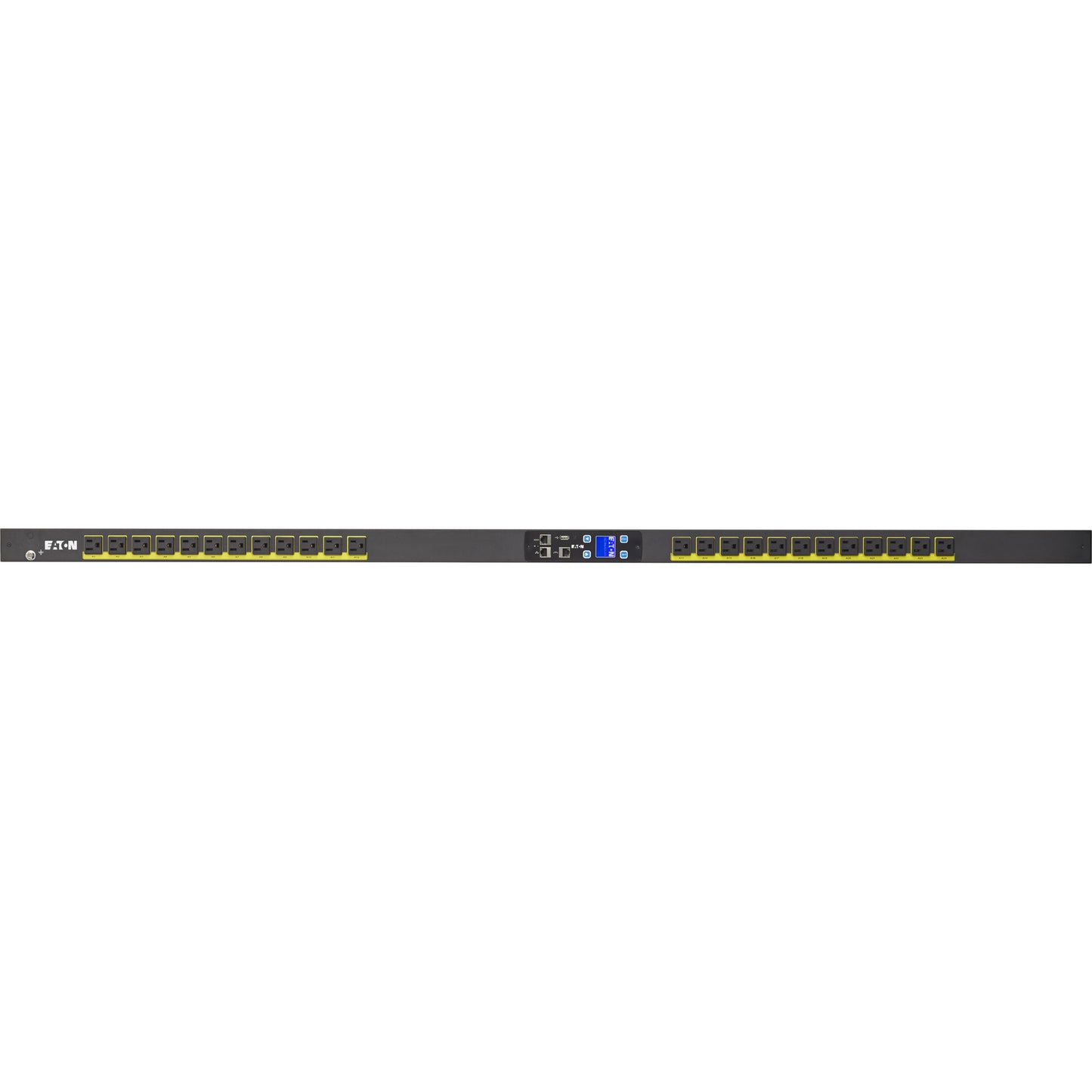 Eaton Corporation ePDU G3 Metered Input Rack PDU with 24 NEMA 5-15R Outlets - 120V, 1440W, 12A, 38U Rack Mount, Hot-Swap Meter, Ethernet Monitoring