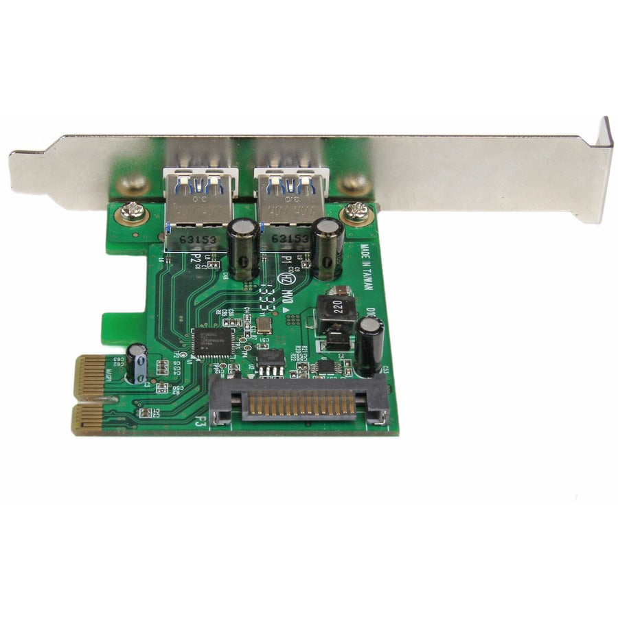 StarTech.com PEXUSB3S24 2-Port PCI Express USB 3.2 Gen 1 Card with UASP and SATA Power