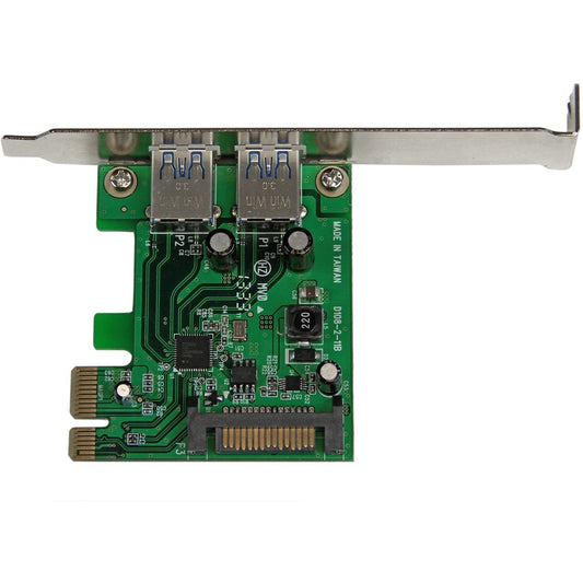 StarTech.com PEXUSB3S24 2-Port PCI Express USB 3.2 Gen 1 Card with UASP and SATA Power