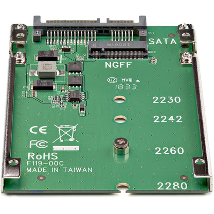 StarTech.com M.2 SATA SSD to 2.5-Inch SATA Adapter Converter - SAT32M225