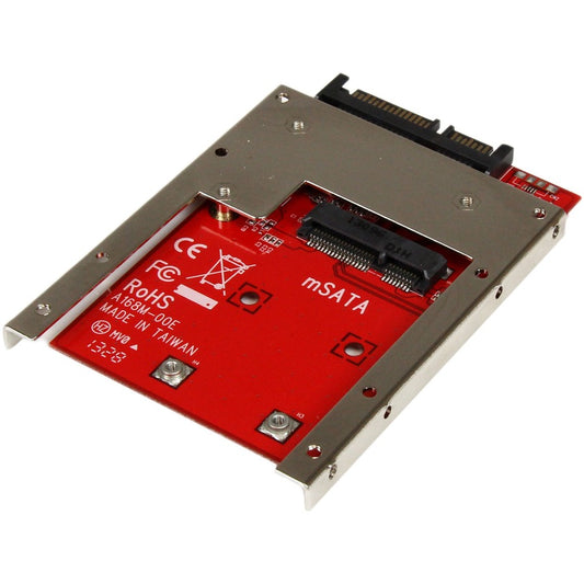 StarTech.com SAT32MSAT257 mSATA to 2.5-Inch SATA Adapter Converter for SSDs