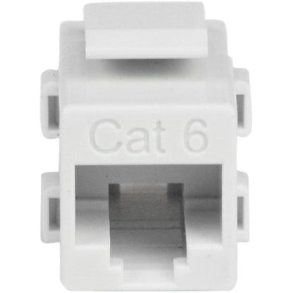 StarTech.com White Cat6 RJ45 Keystone Jack Network Coupler - F/F