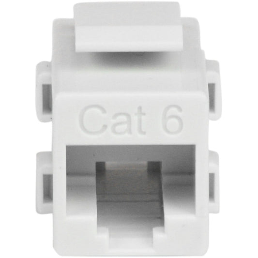 StarTech.com White Cat6 RJ45 Keystone Jack Network Coupler - F/F