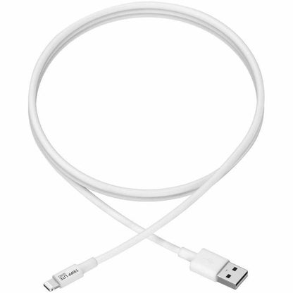 Eaton Tripp Lite Series USB-A to Lightning Sync and Charge Cable - 3 ft. MFi Certified White