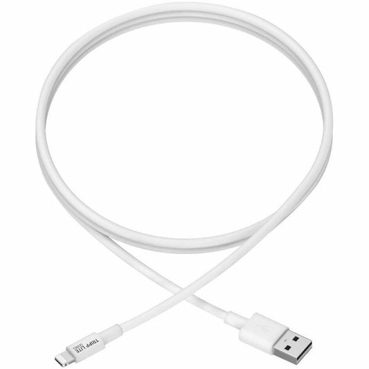 Eaton Tripp Lite Series USB-A to Lightning Sync and Charge Cable - 3 ft. MFi Certified White