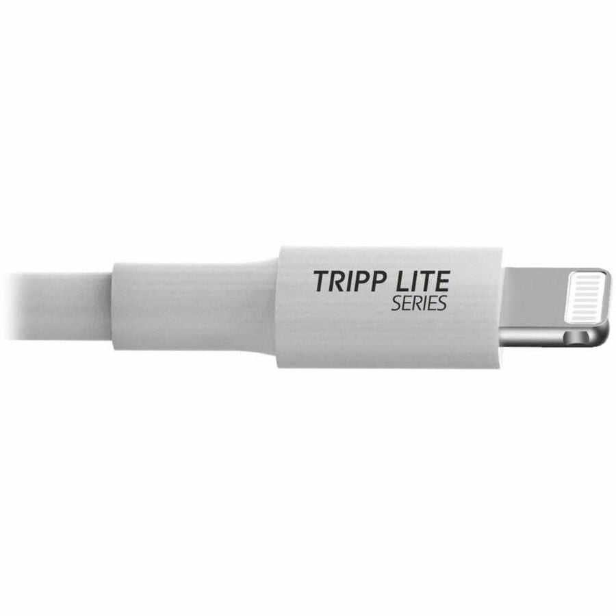 Eaton Tripp Lite Series USB-A to Lightning Sync and Charge Cable - 3 ft. MFi Certified White