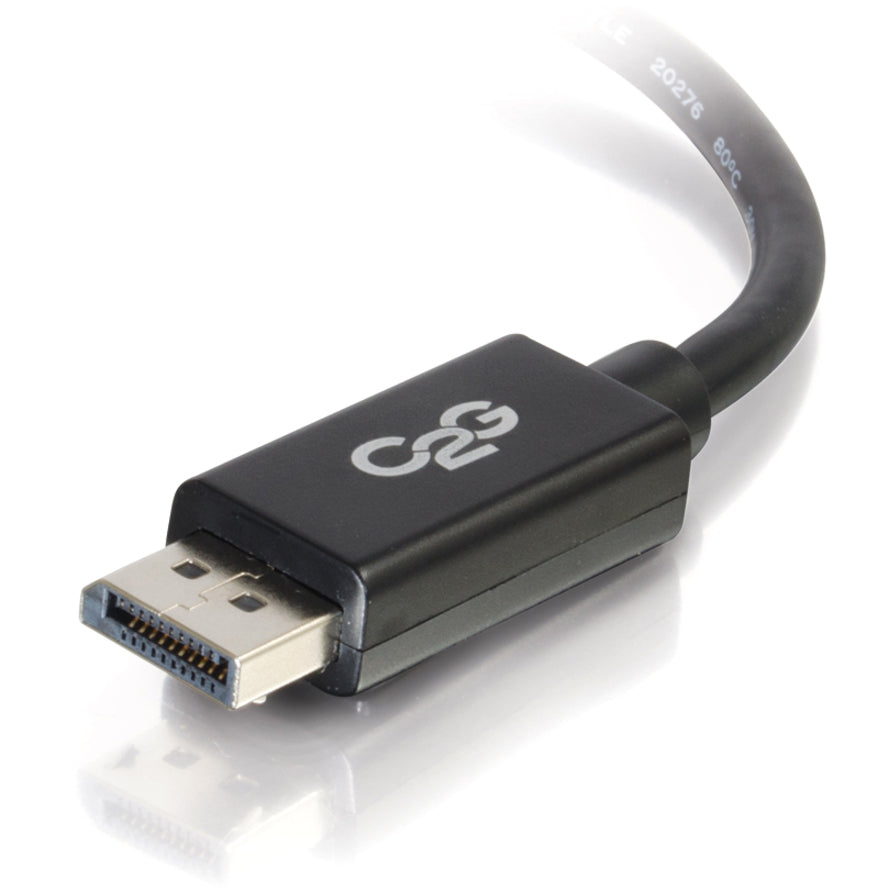 C2G 6ft DisplayPort Cable with Latches – Supports 8K Ultra HD, DP 1.2 M/M