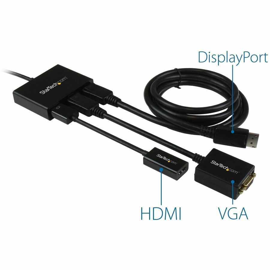 StarTech.com MST Hub - DisplayPort to 3x DisplayPort Multi-Monitor Adapter for Windows