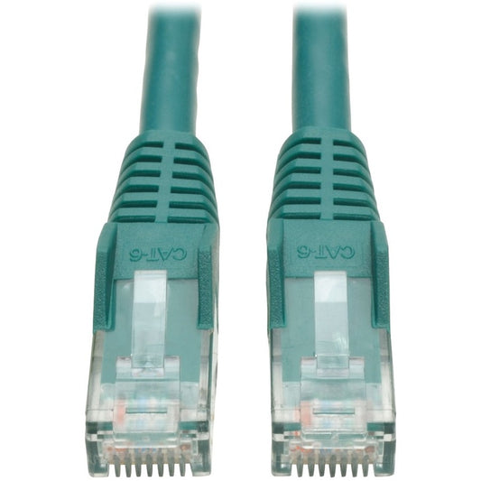 Eaton Tripp Lite Series Cat6 Gigabit Snagless Molded Ethernet Patch Cable - Green, 2 ft