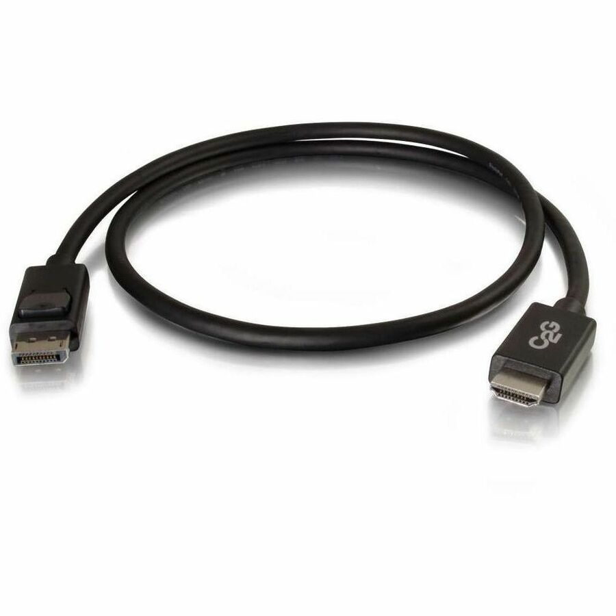 Legrand Group C2G DisplayPort to HDMI Adapter Cable - 6 ft, 1080p Resolution, Black