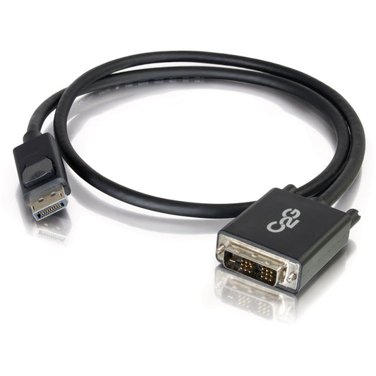 Legrand Group C2G 6ft DisplayPort to Single-Link DVI-D Adapter Cable – Black
