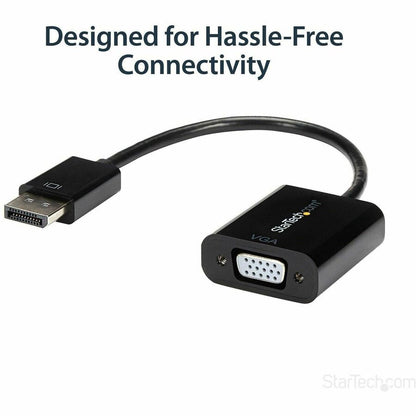 StarTech.com DisplayPort to VGA Adapter - Active DP to VGA Converter for 1080p Video, DP 1.2