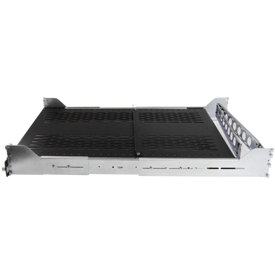 StarTech.com 2U Vented Sliding Rack Shelf with Cable Management Arm for 4-Post Cabinets