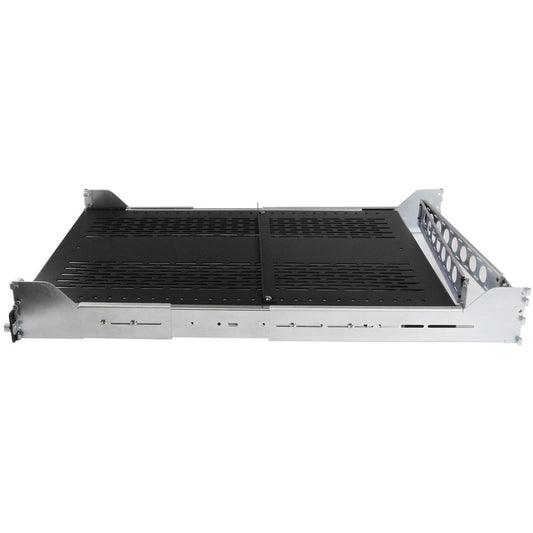 StarTech.com 2U Vented Sliding Rack Shelf with Cable Management Arm for 4-Post Cabinets