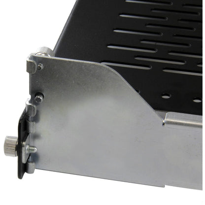 StarTech.com 2U Vented Sliding Rack Shelf with Cable Management Arm for 4-Post Cabinets