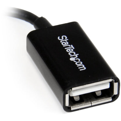 StarTech.com 5-inch Right Angle Micro USB to USB OTG Host Adapter UUSBOTGRA