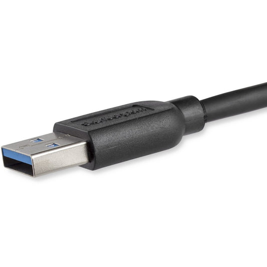 StarTech.com 6ft Slim USB 3.0 A to Micro B Cable with Strain Relief - High-Speed Data Transfer and Mobile Device Compatibility