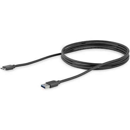 StarTech.com 6ft Slim USB 3.0 A to Micro B Cable with Strain Relief - High-Speed Data Transfer and Mobile Device Compatibility