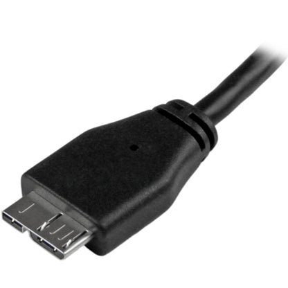 StarTech.com 0.5m (20in) Slim SuperSpeed USB 3.0 A to Micro B Cable - M/M