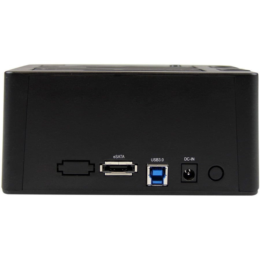 StarTech.com Dual-Bay USB 3.0 and eSATA SATA Hard Drive Docking Station, Supports 2.5 and 3.5 Inch SSDs and HDDs