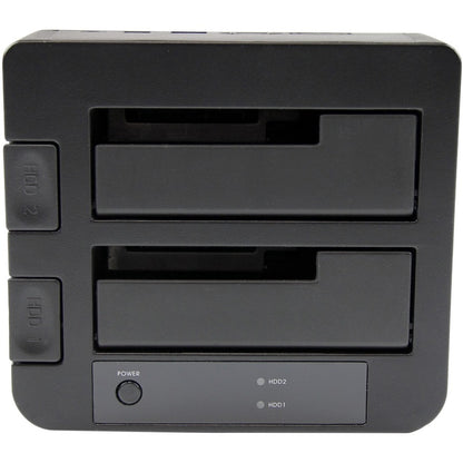 StarTech.com Dual-Bay USB 3.0 and eSATA SATA Hard Drive Docking Station, Supports 2.5 and 3.5 Inch SSDs and HDDs