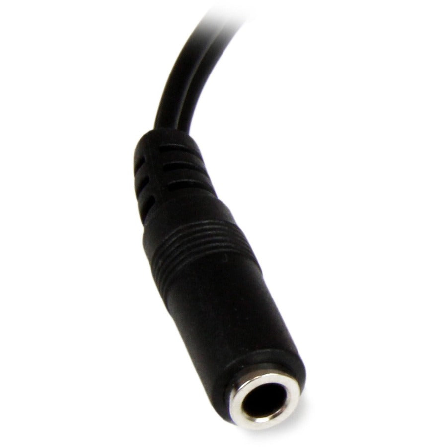 StarTech.com 6in Stereo Audio Cable - 3.5mm Female to 2x RCA Male for MP3 & Portable Devices