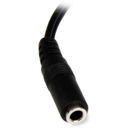 StarTech.com 6in Stereo Audio Cable - 3.5mm Female to 2x RCA Male for MP3 & Portable Devices