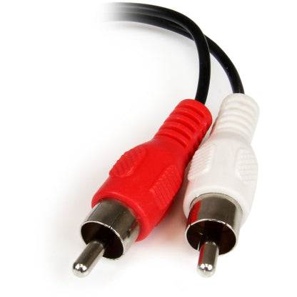 StarTech.com 6in Stereo Audio Cable - 3.5mm Female to 2x RCA Male for MP3 & Portable Devices